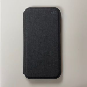 Speck fold case, black for iPhone XS